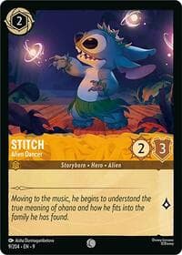 Stitch - Alien Dancer - Fabled - Disney Lorcana card