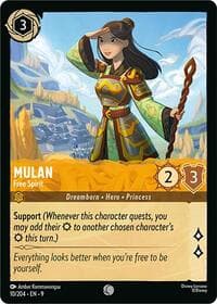 Mulan - Free Spirit - Fabled - Disney Lorcana card