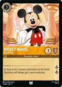 Mickey Mouse - True Friend - Fabled - Disney Lorcana card