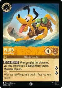 Pluto - Rescue Dog - Fabled - Disney Lorcana card