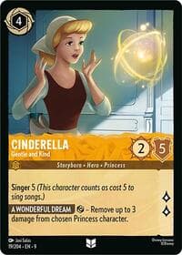 Cinderella - Gentle and Kind - Fabled - Disney Lorcana card