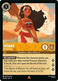 Moana - Of Motunui - Fabled - Disney Lorcana card