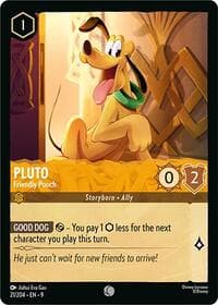 Pluto - Friendly Pooch - Fabled - Disney Lorcana card
