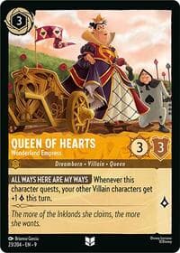Queen of Hearts - Wonderland Empress - Fabled - Disney Lorcana card