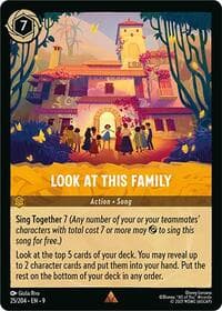 Look at This Family - Fabled - Disney Lorcana card
