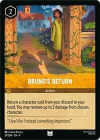 Bruno's Return - Fabled - Disney Lorcana card