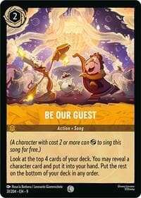 Be Our Guest - Fabled - Disney Lorcana card