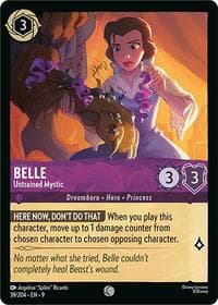Belle - Untrained Mystic - Fabled - Disney Lorcana card