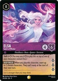 Elsa - Spirit of Winter - Fabled - Disney Lorcana card