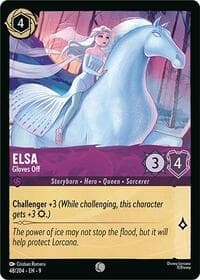 Elsa - Gloves Off - Fabled - Disney Lorcana card