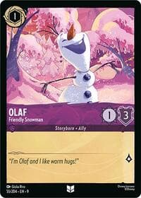 Olaf - Friendly Snowman - Fabled - Disney Lorcana card