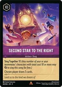 Second Star to the Right - Fabled - Disney Lorcana card