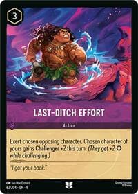 Last-Ditch Effort - Fabled - Disney Lorcana card