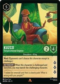 Kuzco - Temperamental Emperor - Fabled - Disney Lorcana card