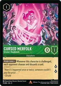 Cursed Merfolk - Ursula's Handiwork - Fabled - Disney Lorcana card