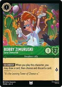 Bobby Zimuruski - Spray Cheese Kid - Fabled - Disney Lorcana card