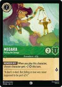 Megara - Pulling the Strings - Fabled - Disney Lorcana card