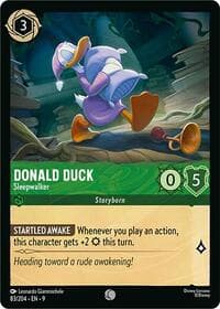 Donald Duck - Sleepwalker - Fabled - Disney Lorcana card