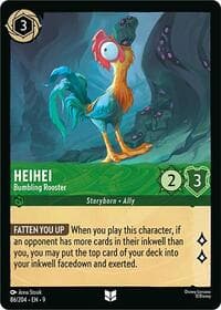 Heihei - Bumbling Rooster - Fabled - Disney Lorcana card