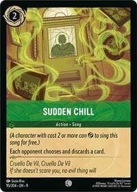 Sudden Chill - Fabled - Disney Lorcana card