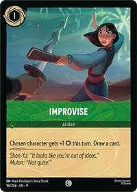 Improvise - Fabled - Disney Lorcana card