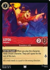 LeFou - Instigator - Fabled - Disney Lorcana card