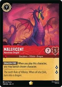 Maleficent - Monstrous Dragon - Fabled - Disney Lorcana card