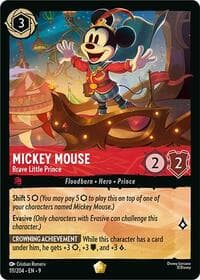 Mickey Mouse - Brave Little Prince - Fabled - Disney Lorcana card