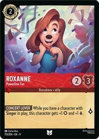 Roxanne - Powerline Fan - Fabled - Disney Lorcana card