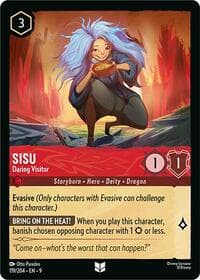 Sisu - Daring Visitor - Fabled - Disney Lorcana card