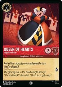 Queen of Hearts - Impulsive Ruler - Fabled - Disney Lorcana card