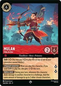 Mulan - Elite Archer - Fabled - Disney Lorcana card