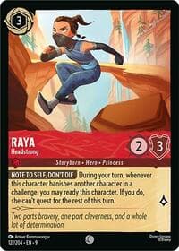 Raya - Headstrong - Fabled - Disney Lorcana card