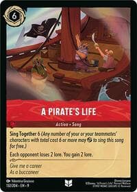 A Pirate's Life - Fabled - Disney Lorcana card