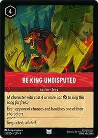 Be King Undisputed - Fabled - Disney Lorcana card