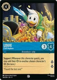 Louie - Chill Nephew - Fabled - Disney Lorcana card