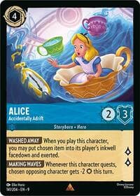 Alice - Accidentally Adrift - Fabled - Disney Lorcana card
