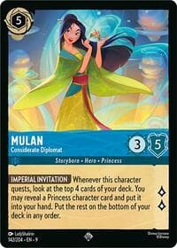 Mulan - Considerate Diplomat - Fabled - Disney Lorcana card