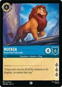 Mufasa - King of the Pride Lands - Fabled - Disney Lorcana card