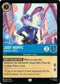Judy Hopps - Optimistic Officer - Fabled - Disney Lorcana card