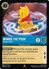 Winnie the Pooh - Having a Think - Fabled - Disney Lorcana card