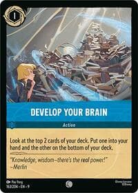 Develop Your Brain - Fabled - Disney Lorcana card