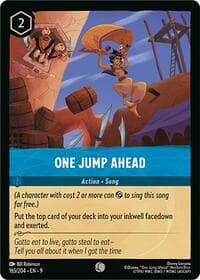 One Jump Ahead - Fabled - Disney Lorcana card