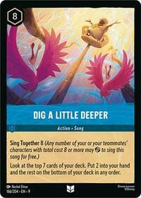 Dig a Little Deeper - Fabled - Disney Lorcana card
