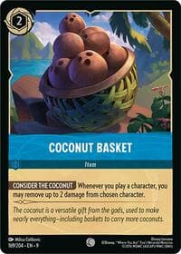 Coconut Basket - Fabled - Disney Lorcana card