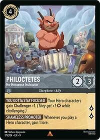 Philoctetes - No-Nonsense Instructor - Fabled - Disney Lorcana card
