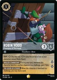 Robin Hood - Champion of Sherwood - Fabled - Disney Lorcana card