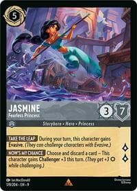 Jasmine - Fearless Princess - Fabled - Disney Lorcana card