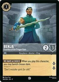 Benja - Guardian of the Dragon Gem - Fabled - Disney Lorcana card