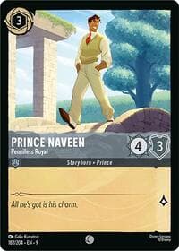Prince Naveen - Penniless Royal - Fabled - Disney Lorcana card